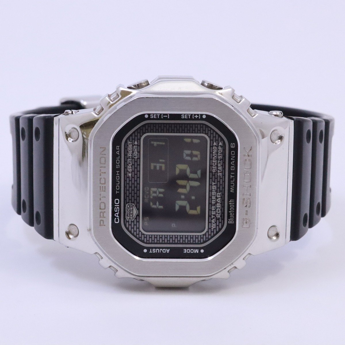 カシオ G-SHOCK フルメタルケース Bluetooth搭載 ソーラー電波 メンズ 腕時計 純正樹脂バンド GMW-B5000-1JF【いおき質店】_画像2