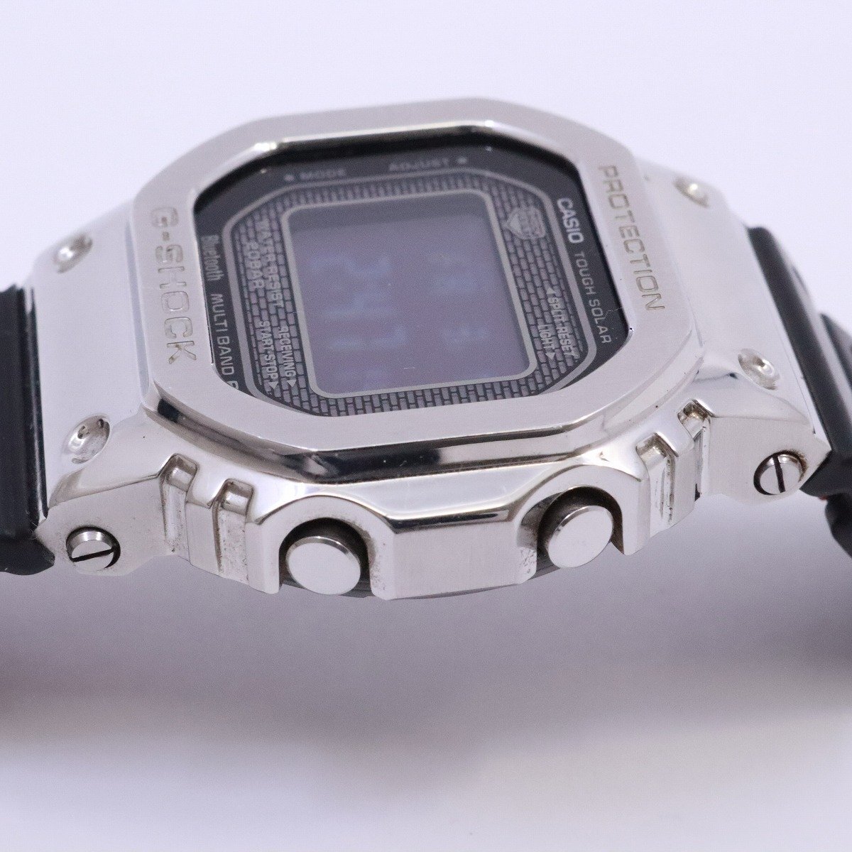 カシオ G-SHOCK フルメタルケース Bluetooth搭載 ソーラー電波 メンズ 腕時計 純正樹脂バンド GMW-B5000-1JF【いおき質店】_画像7