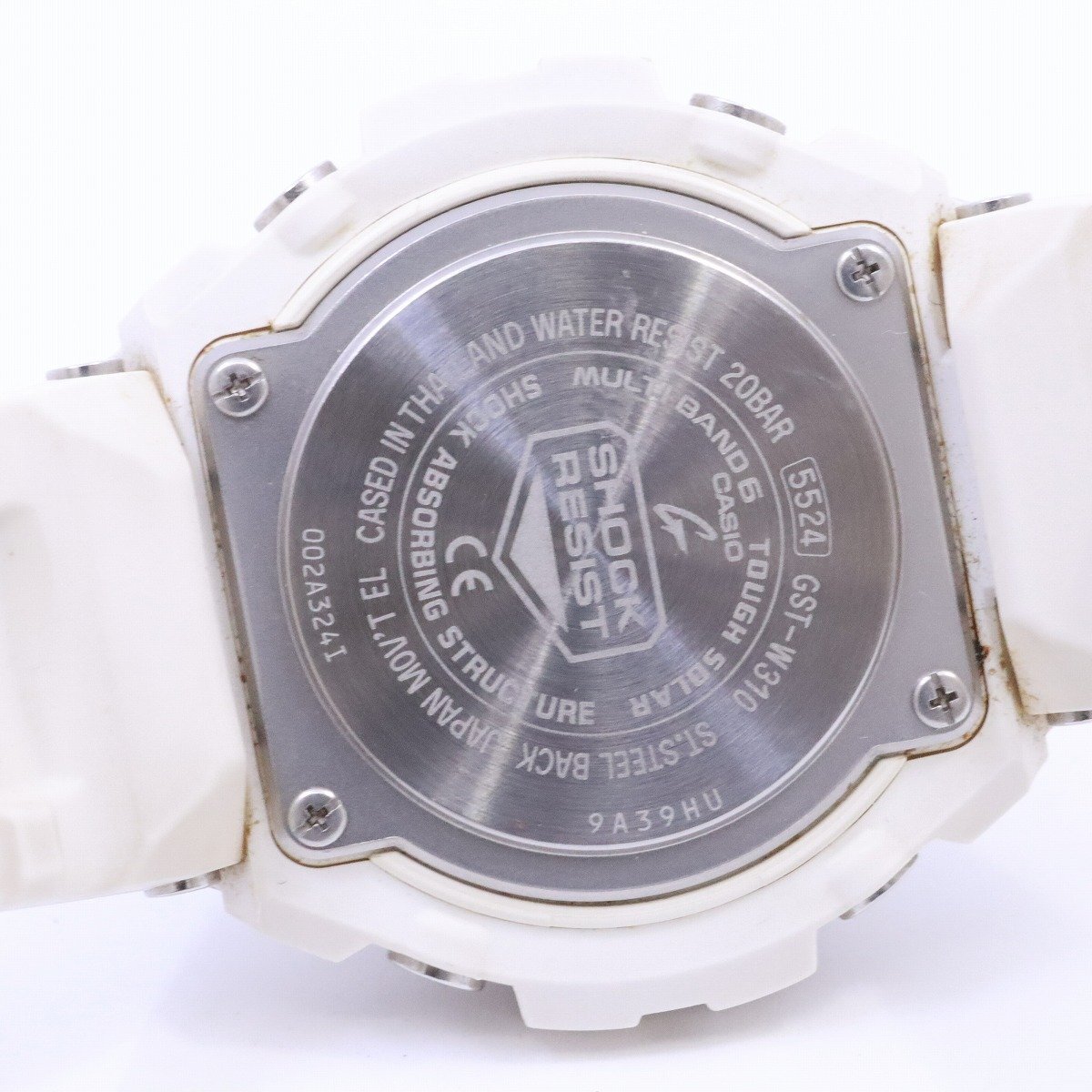 カシオ G-SHOCK Gスチール ソーラー電波 メンズ 腕時計 ミドルサイズ アナデジモデル ホワイト GST-W310-7AJF【いおき質店】_画像8