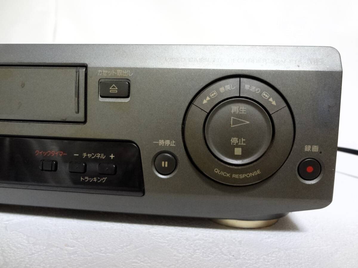 ⑥・SONY HiFi stereo ビデオデッキ VIDEO CASSETTE RECORDER SLV-F15 VHS  通電 再生 確認済の画像5