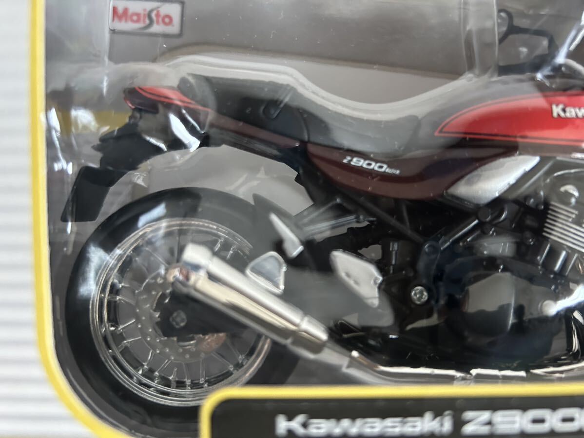 Maisto 1/12完成品バイクシリーズKawasaki Z900RSキャンディトーンブラウン×キャンディトーンオレンジの画像4
