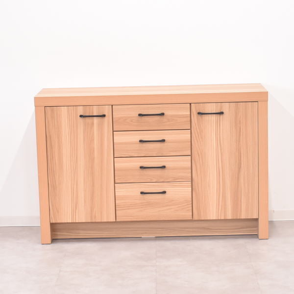 [ limitation free shipping ] Northern Europe style wood grain pattern 120cm width sideboard outlet furniture living storage [ new goods unused exhibition goods ]SAN0209C7