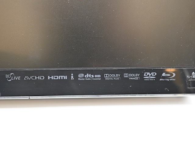 SHARP BD-HDW80 AQUOS 2011年製 ブルーレイディスクレコーダー 中古 リモコン付き　現状品　ジャンク品◆871_画像5