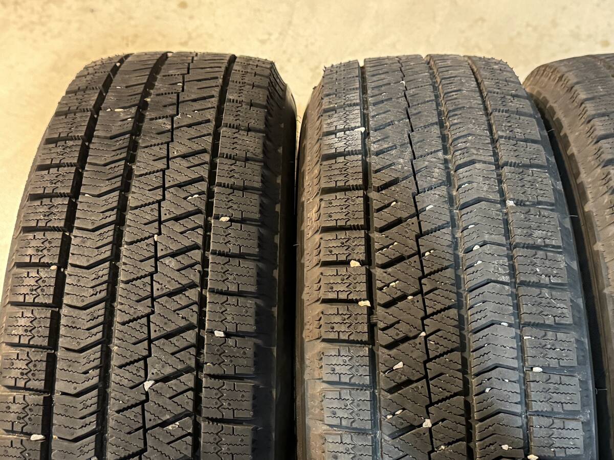 トヨタ ライズ等 195/65R16 BRIDGESTONE BLIZZAK VRX2 スタッドレスアルミセット 1シーズン使用 バリ山 中古 4本セット_画像7