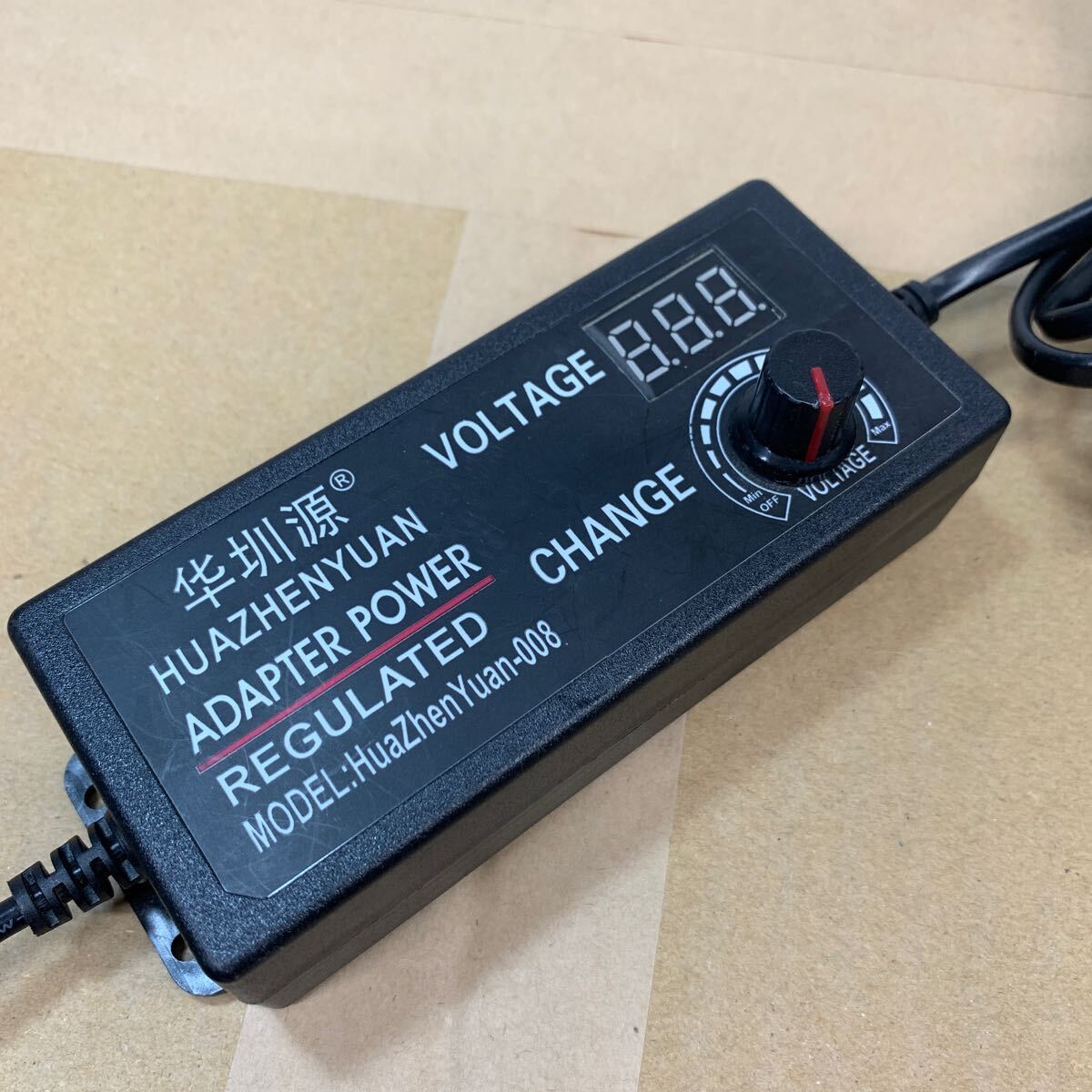  stabilizing supply adaptor HuaZhenYuan-008 power supply adapter 100V-220V 50/60Hz DC: 3~24V-3A secondhand goods electrification verification settled 