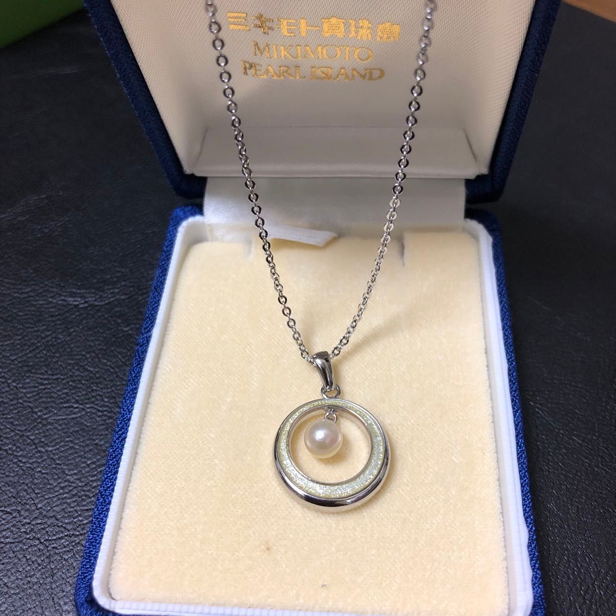 最終お値下げ！美品！MIKIMOTO ミキモト真珠島パールネックレス