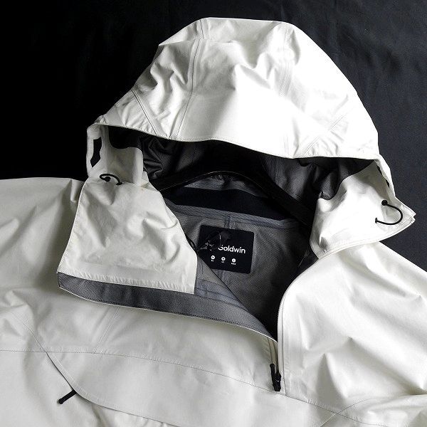 GOLDWIN ゴールドウィン 新品 定価7.7万 防水×透湿 GORE-TEX フーデッド プルオーバー シェルジャケット GM12313P PW L ▲100▼bus9333c_画像3