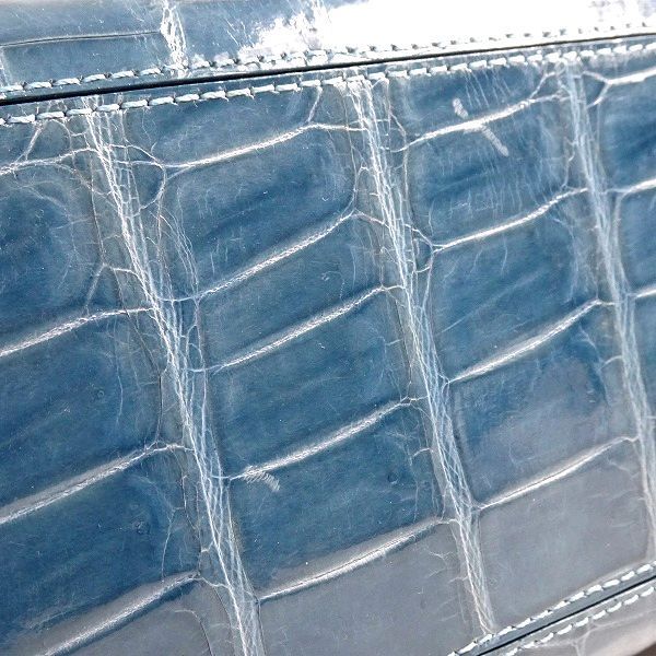 BAGFAN iKESy Utd сумка вентилятор прекрасный товар JRA одобрено книга@wani кожа крокодил кожа ручная сумочка большая сумка синий серия ^005Vbus095gi