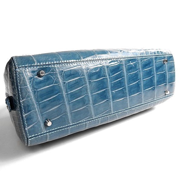 BAGFAN iKESy Utd сумка вентилятор прекрасный товар JRA одобрено книга@wani кожа крокодил кожа ручная сумочка большая сумка синий серия ^005Vbus095gi