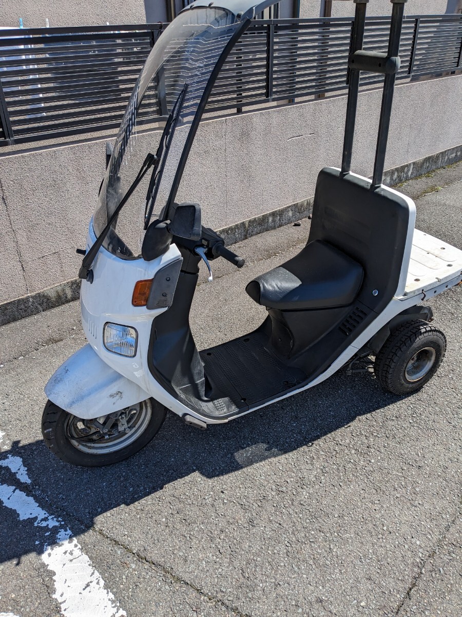 ホンダ　ジャイロキャノピー書類有り　HONDA　カスタムベース　TA02 2st キック　セルにて始動確認済み　TA02-160xxxx 未整備　_画像3