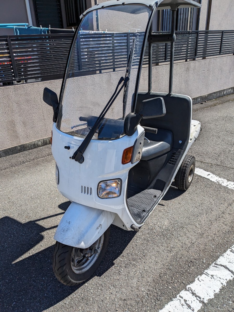 ホンダ　ジャイロキャノピー書類有り　HONDA　カスタムベース　TA02 2st キック　セルにて始動確認済み　TA02-160xxxx 未整備　_画像1