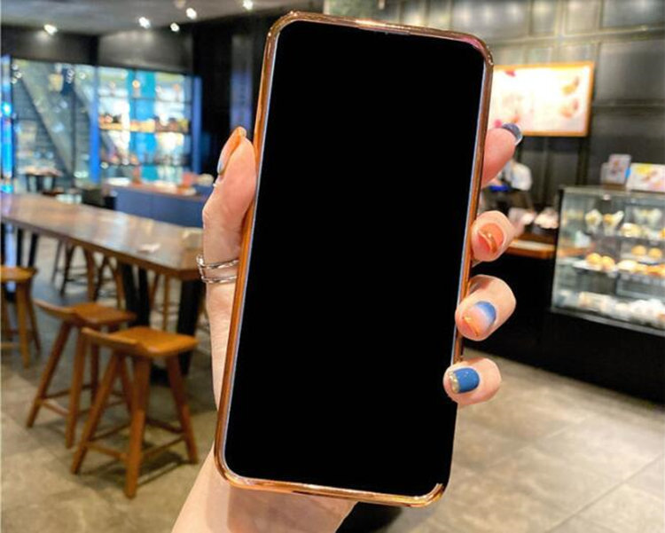 Samsung Galaxy S21 Ultra ケース サンスム 6.8インチ スマホケース 背面カバー 金メッキ TPUソフトケース チェック 薄型 軽量 おしゃれ_画像2