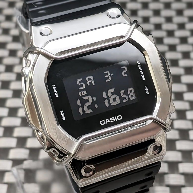 G-SHOCK DW-5600 メタルベゼルカスタム [ショックバンパー + G-SHOCK DW-5600 メタルベゼルカスタム [ショックバンパー +