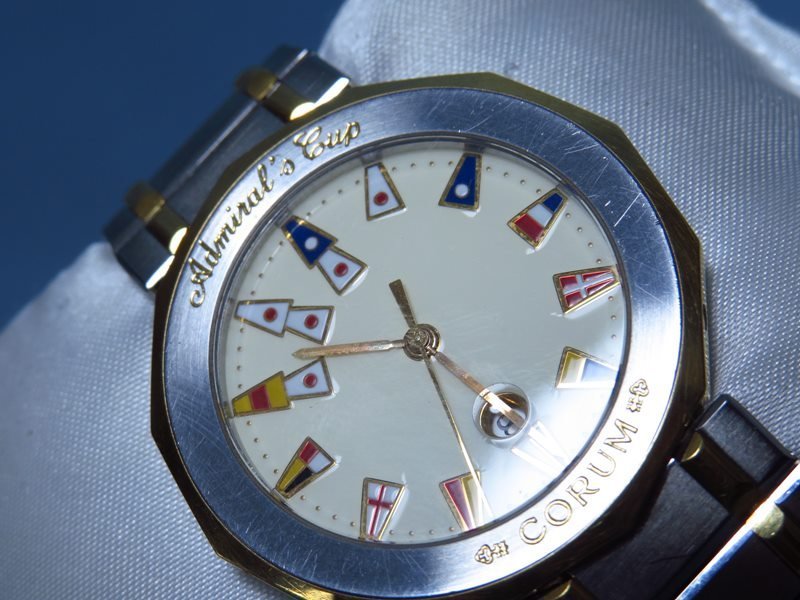 ◆ CORUM Admiral's Cup 99.810.21 V-552 クォーツ腕時計 コルム アドミラルズカップ ◆_画像7