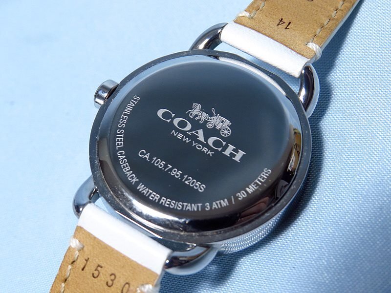 ◆ COACH CA.105.7.95.1205S コーチ クォーツ腕時計 ラインストーン ◆_画像6