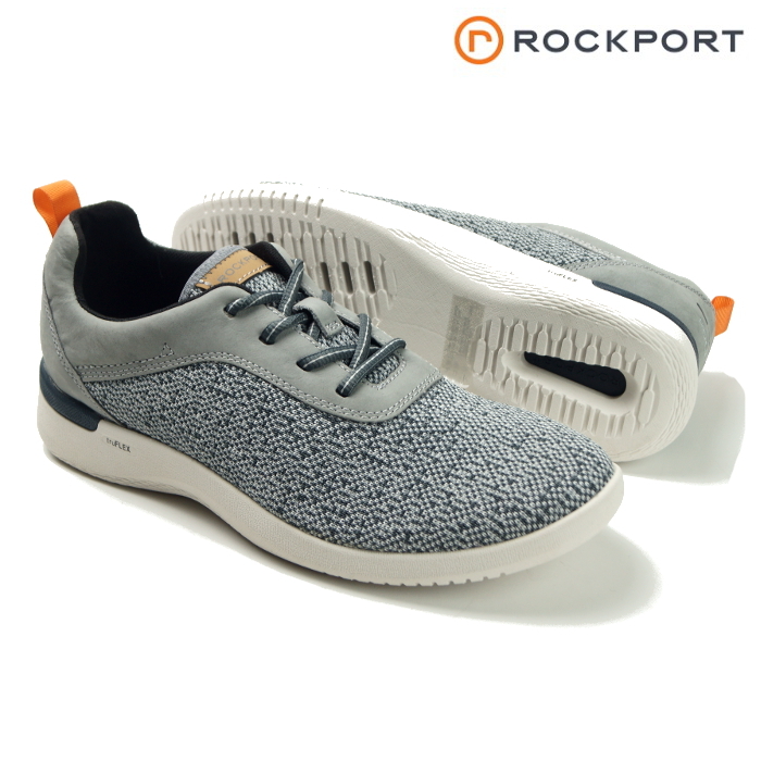 【未使用・春夏】ロックポート ROCKPORT トゥルーフレックス フライ《軽量・衝撃吸収》安定歩行 メッシュ ニット スニーカー 灰 25cm_画像8