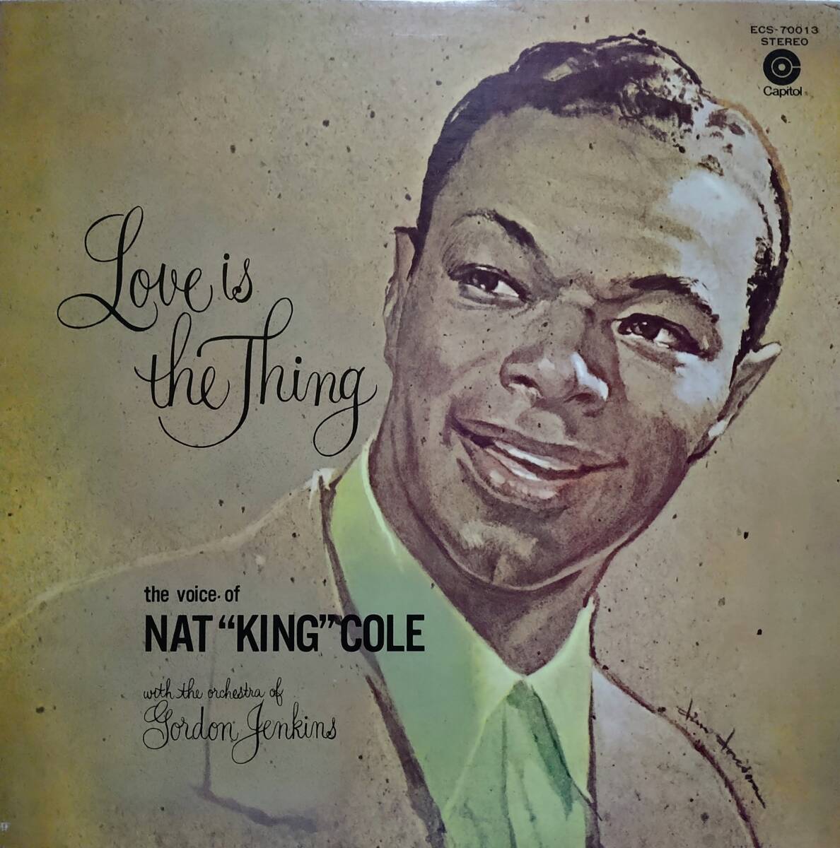 【LP Jazz Vocal】Nat King Cole「Love Is The Thing」JPN盤 Stardust.When I Fall In Love.他 収録！ の画像1