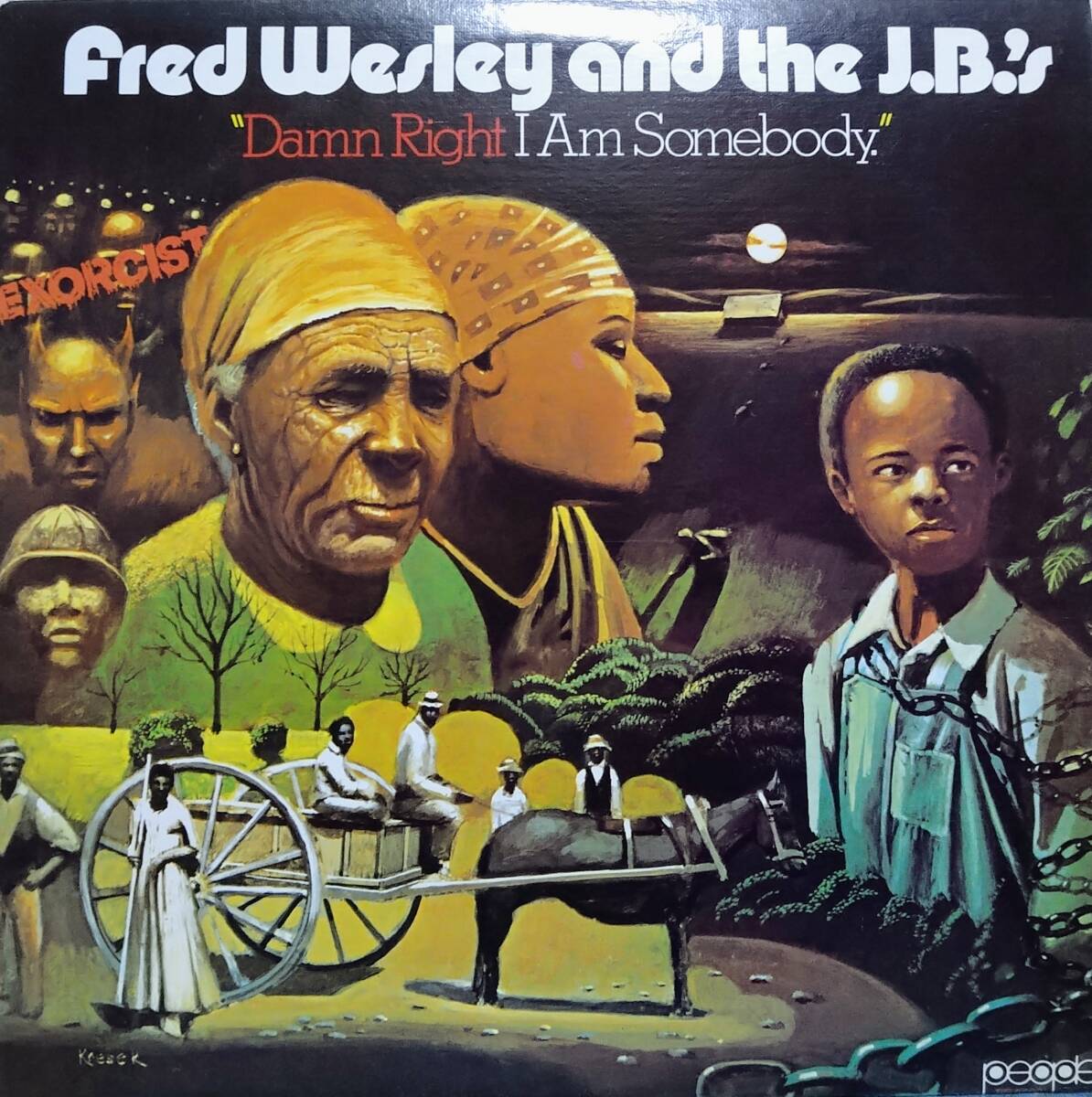 【LP Soul】Fred Wesley And The J.B.'s「Damn Right I Am Somebody」 US盤 Blow Your Head 他 収録！の画像1