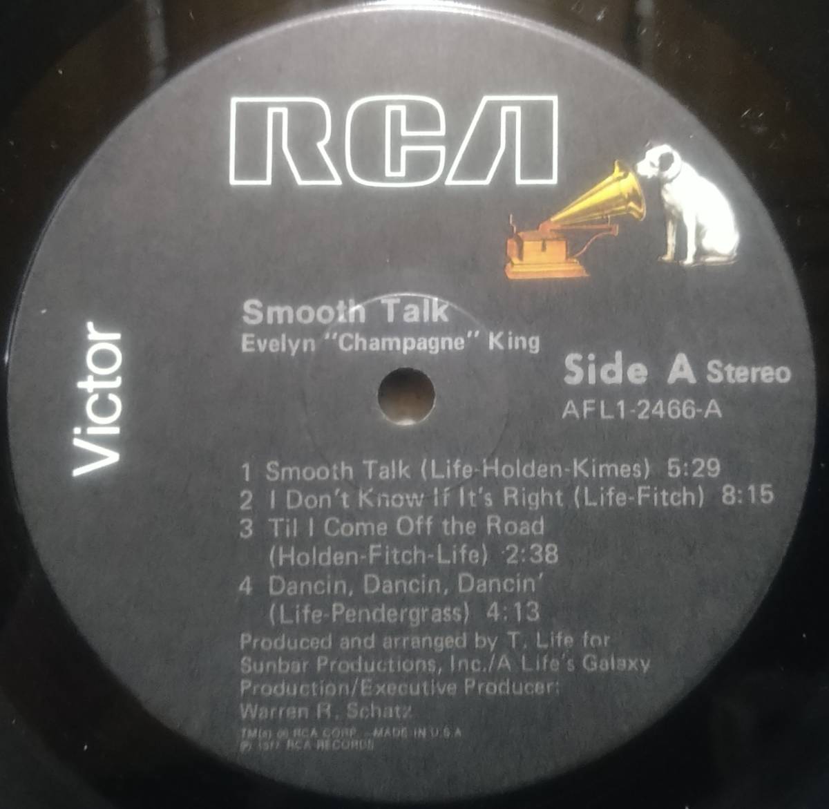 【LP Soul】Evelyn Champagne King「 Smooth Talk」US盤の画像4