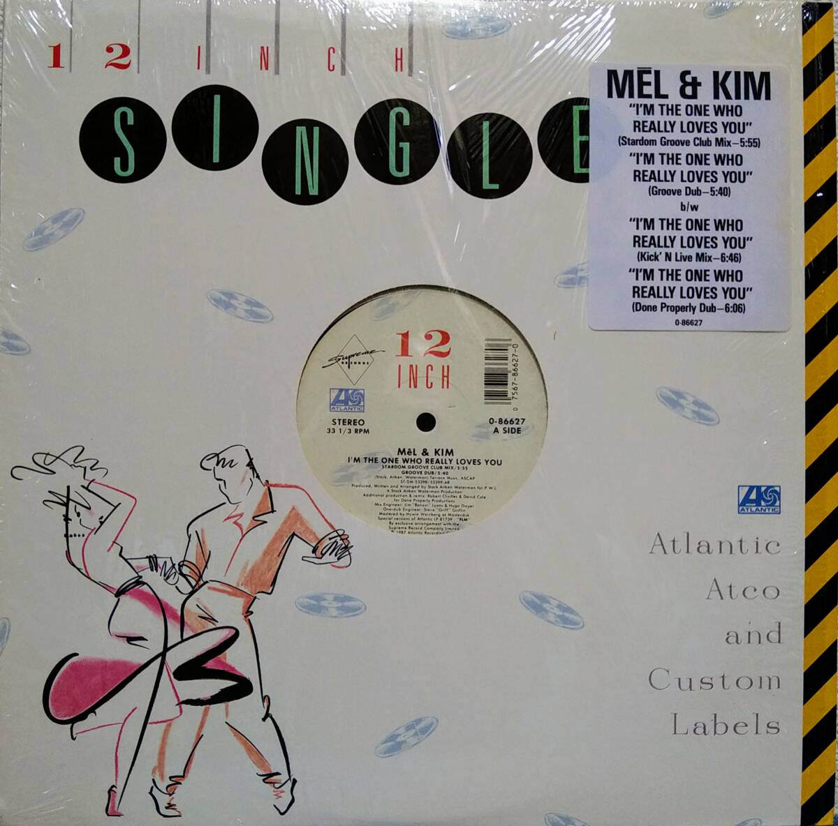 【12's Euro Beat】Mel & Kim「I'm The One Who Really Loves You」オリジナル US盤 シュリンク付！_ジャケット