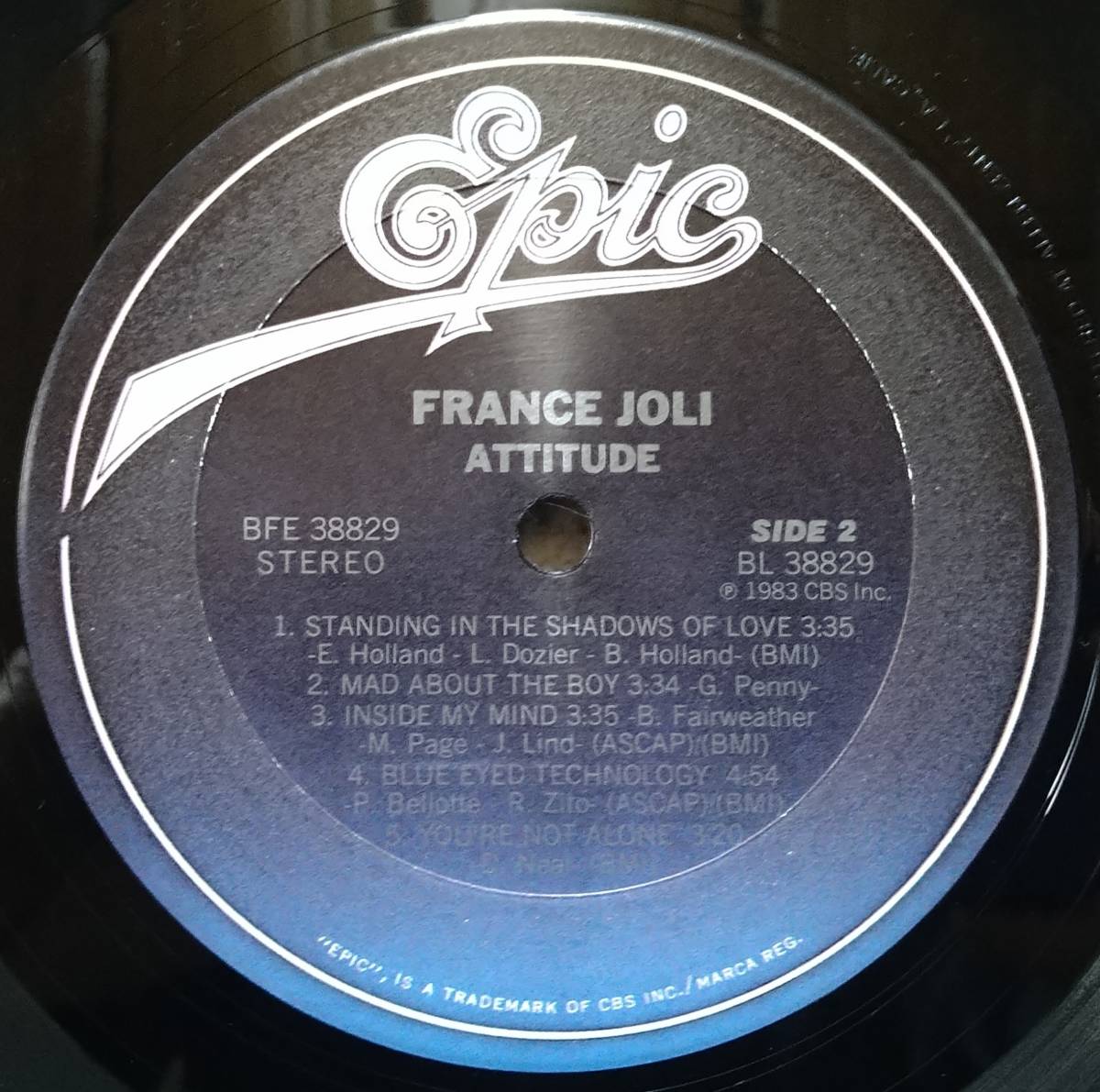 【LP 洋Pop】France Joli「Attitude」オリジナル US盤_Side2
