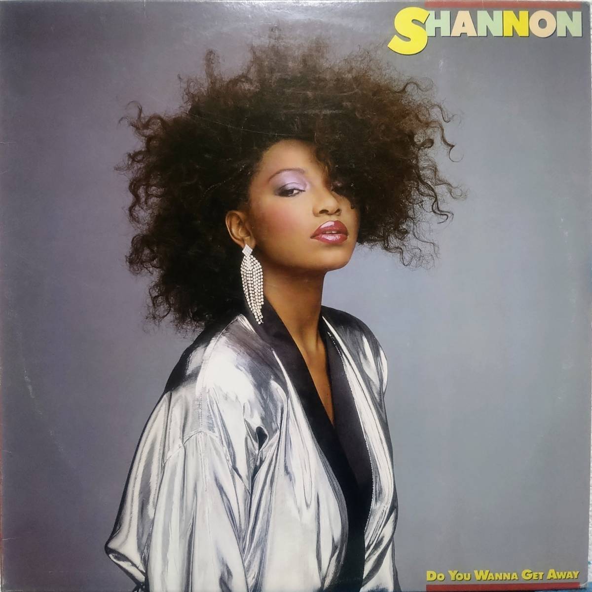 【LP R&B 洋Pop】Shannon「Do You Wanna Get Away」Promo オリジナル US盤_ジャケット