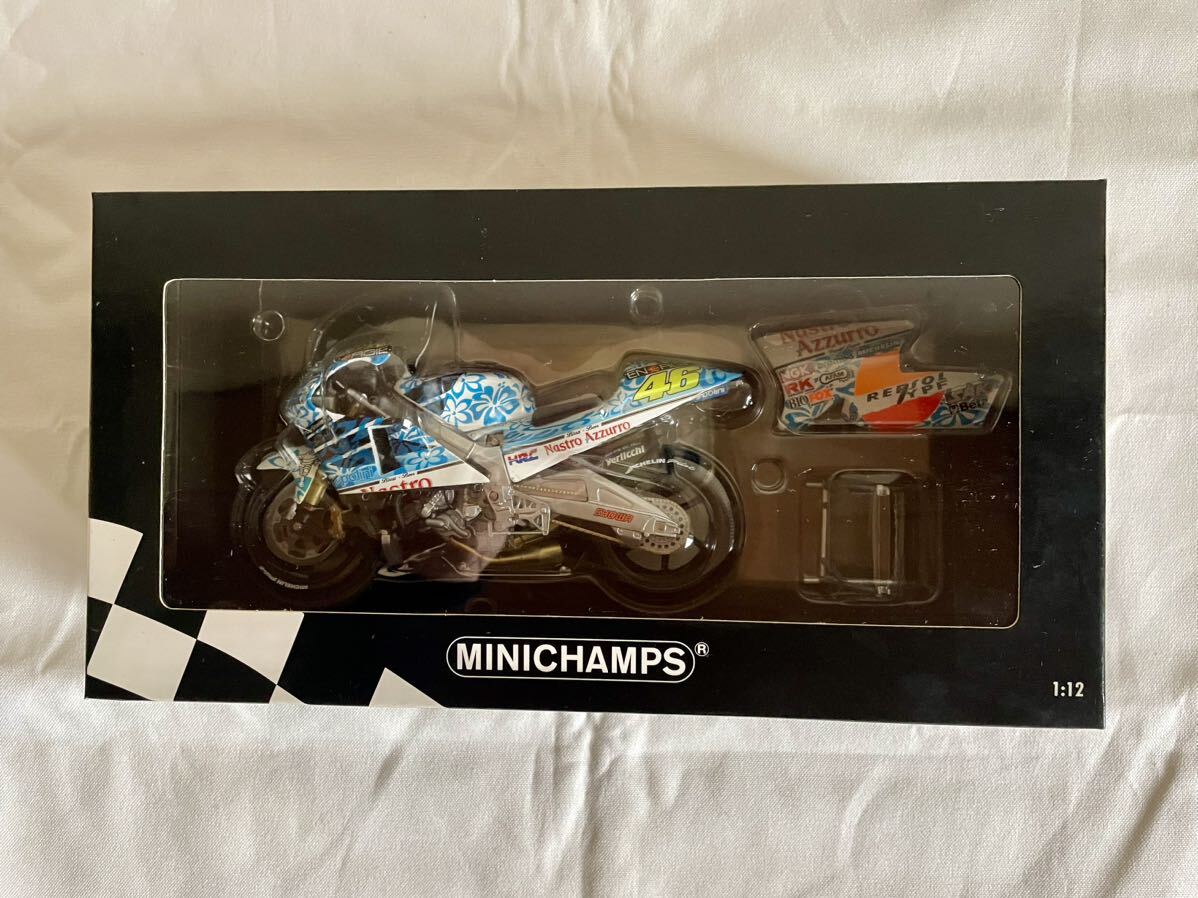 ミニチャンプス 1/12 2001年 ホンダ NSR500 GP ムジェロ ロッシ 未開封品 MINICHAMPS ミニカー WGP_画像1