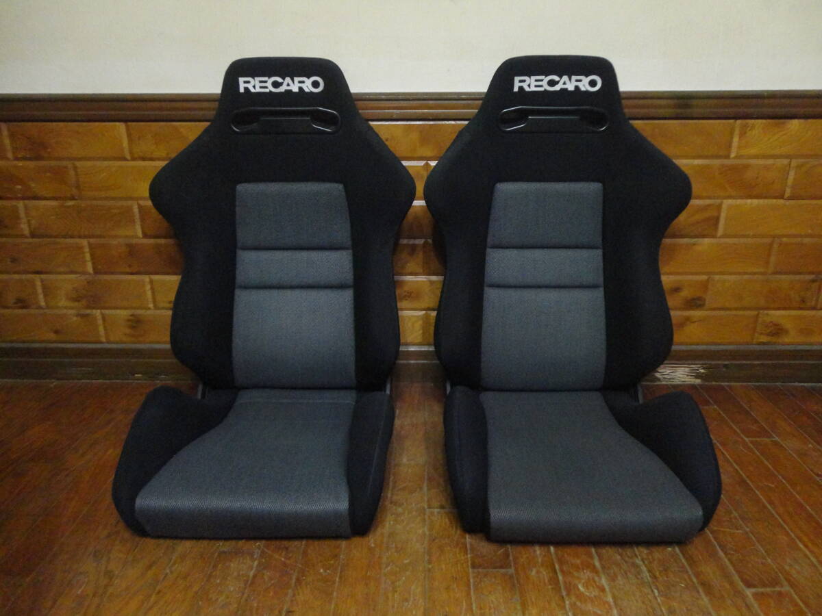 ★RECARO SR2 ブラック×グレー 正規品 2脚セット★_画像1