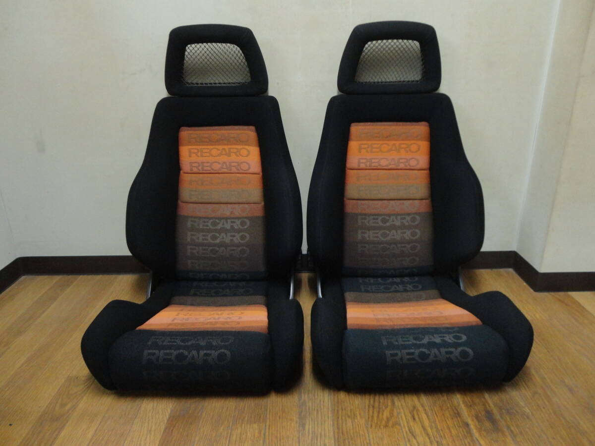 ★RECARO LS-L オレンジ 2脚セット正規品 美品！★ _画像1