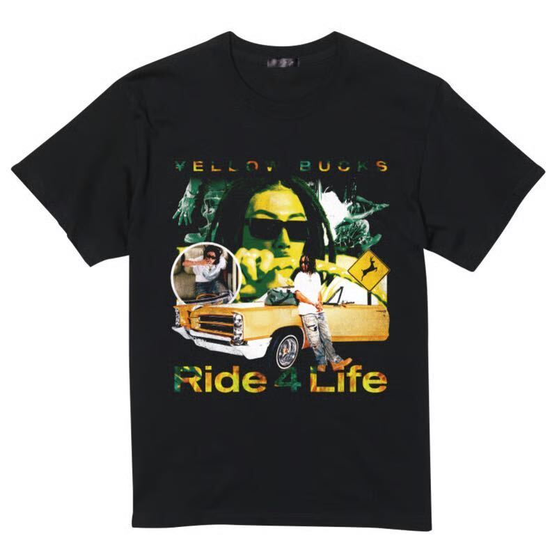 新品未使用！Ride4Life RAP TEE！yellow bucks.イエローバックス、AK-69.ラップTの画像4