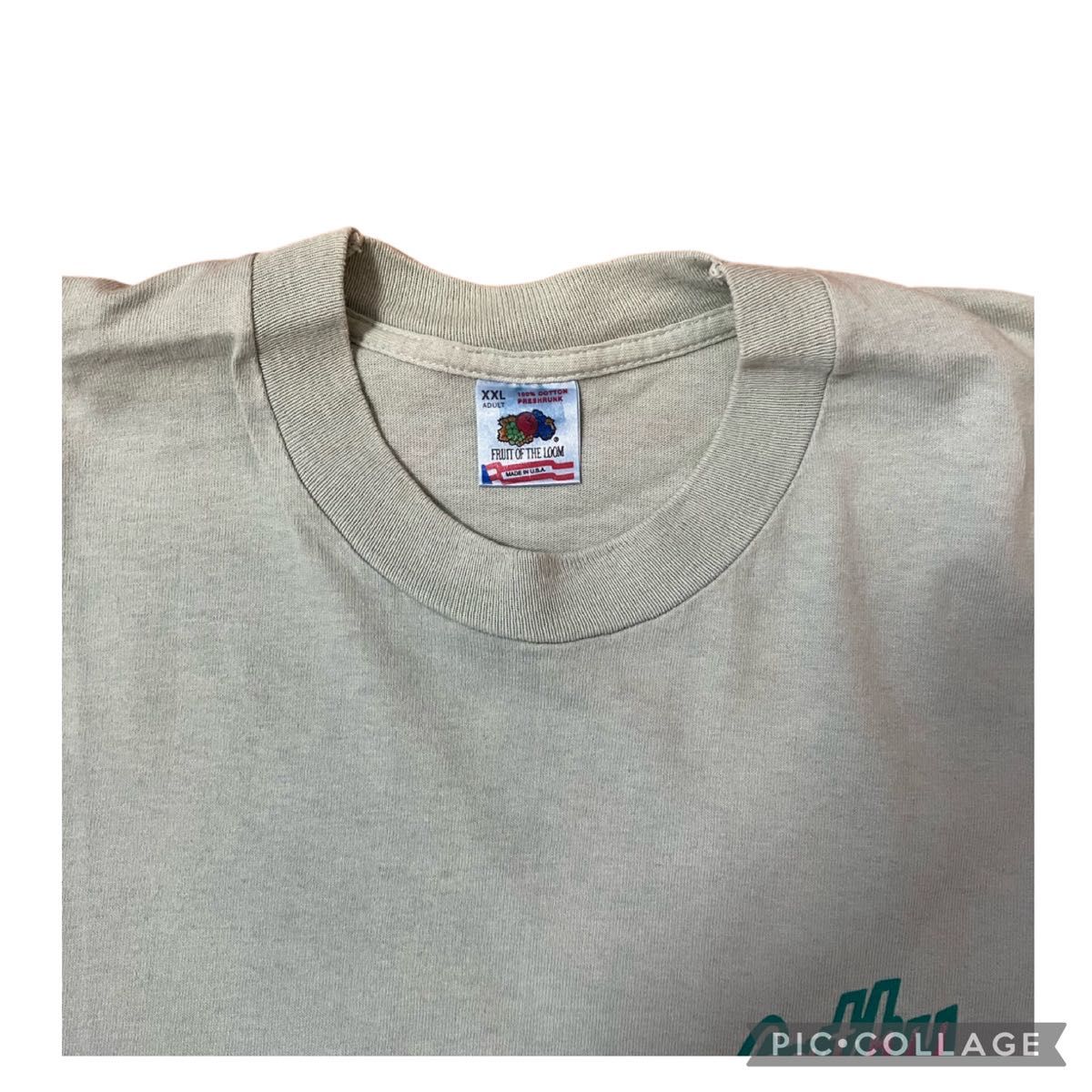 90s フルーツオブザルーム　シングルステッチ　アメリカ製　tシャツ