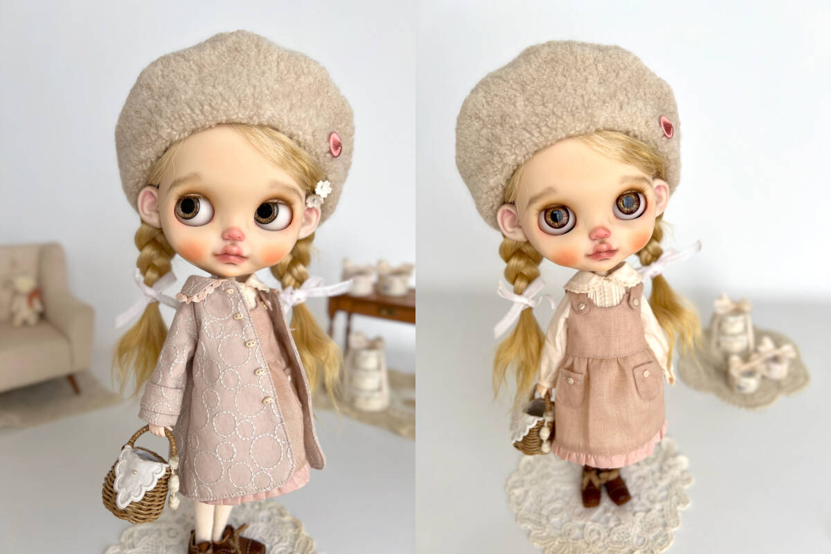 ＊ Lucalily ＊ dolls clothes ＊ Pink spring coat set ＊の画像9