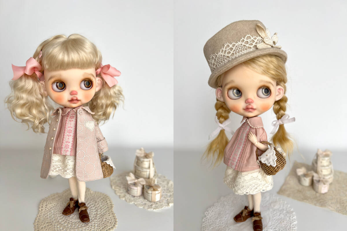 ＊ Lucalily ＊ dolls clothes ＊ Pink spring coat set ＊の画像6