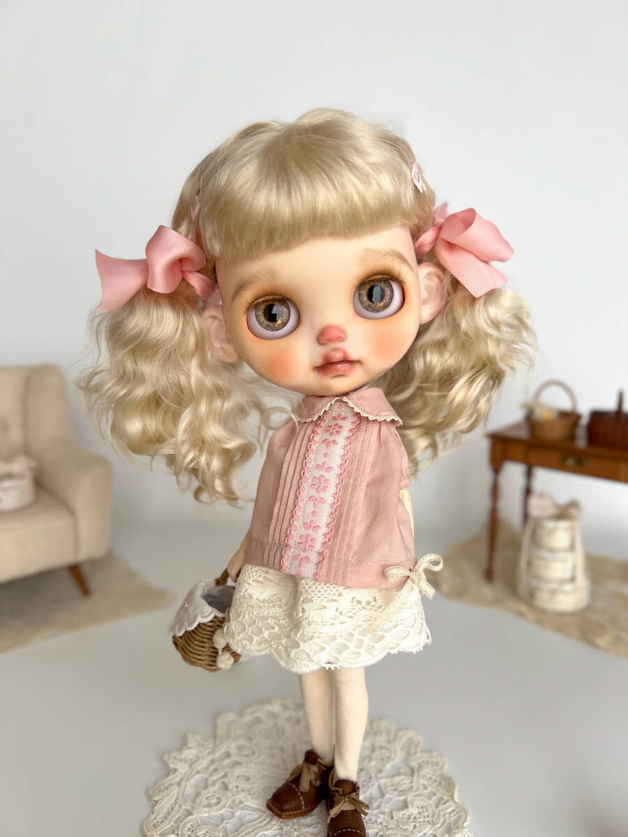 ＊ Lucalily ＊ dolls clothes ＊ Pink spring coat set ＊の画像5