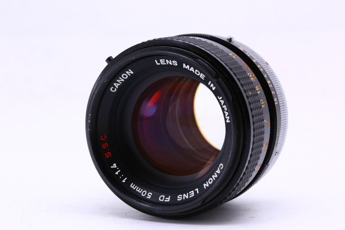 【整備済み・美品】Canon AE-1 PROGRAM FD 50mm F1.4 S.S.C. ボディ レンズセット キヤノン #9349の画像8