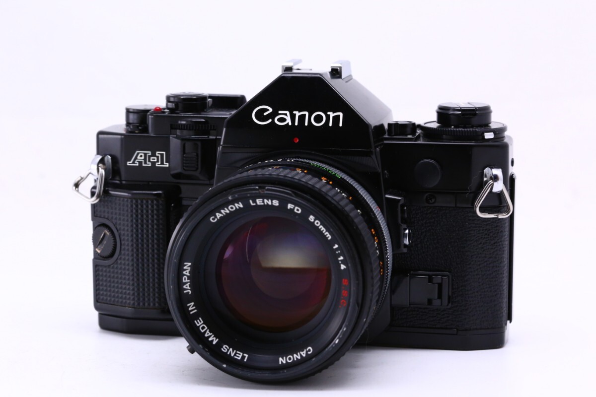 【整備済み・美品】Canon A-1 FD 50mm F1.4 S.S.C. ボディ レンズセット キヤノン #9603