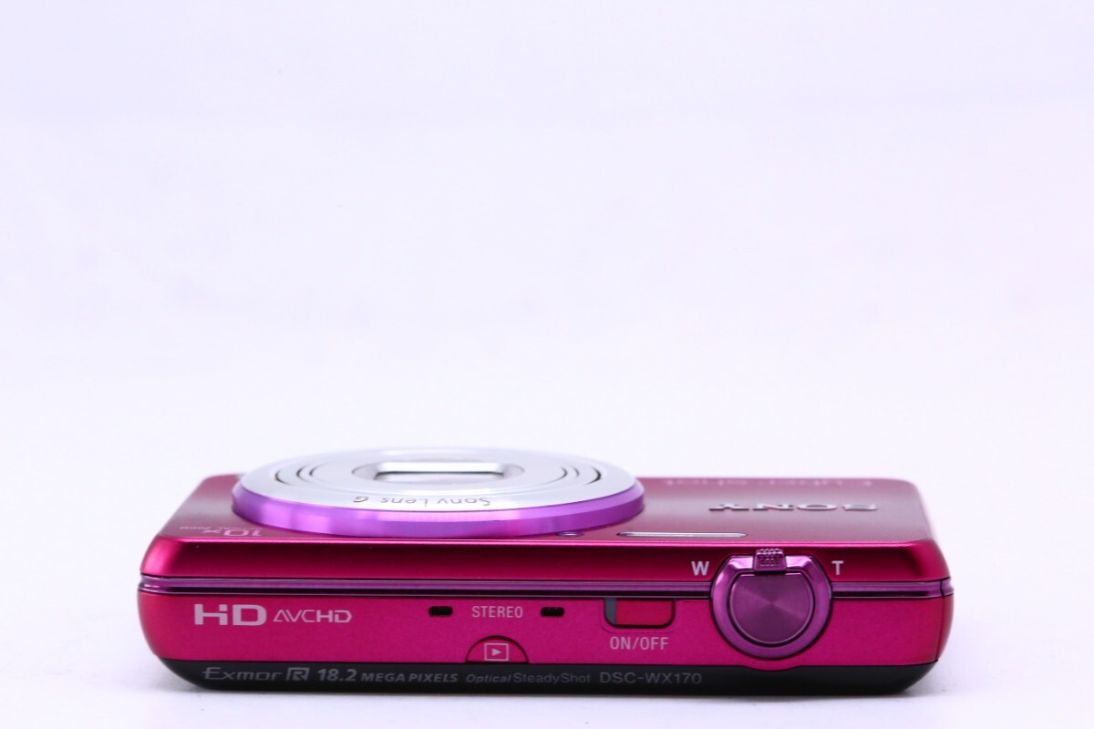 【極上品】 ソニー SONY Cyber-shot DSC-WX170 ピンク コンパクトデジタルカメラ #12258_画像5