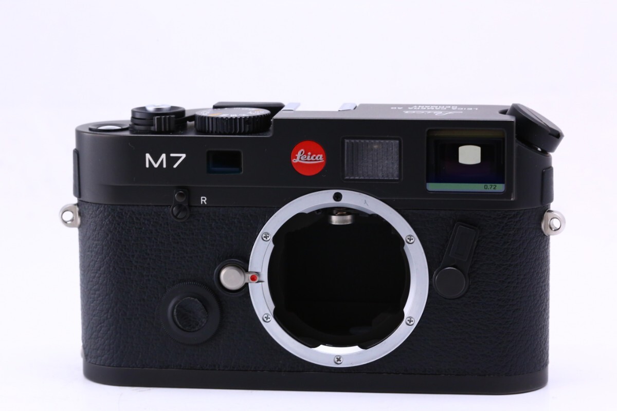 【美品】 ライカ Leica M7 Engrave 0.72 ボディ ブラック #12293の画像2