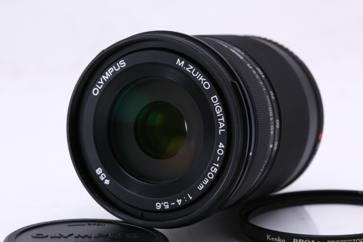 【超美品】 OLYMPUS オリンパス M.ZUIKO DIGITAL ED 40-150mm F4.0-5.6 R ブラック ＃12289の画像2