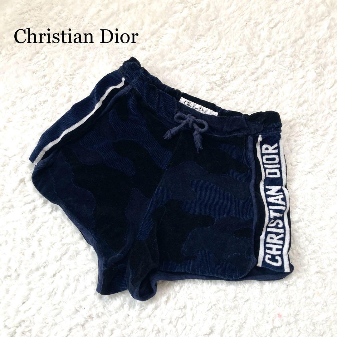 [ ultimate beautiful goods ] Dior side Logo pie ru short pants navy 