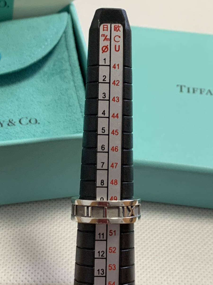 Tiffany&Co. ティファニー アトラス リング 指輪 SV925 アクセサリー シルバー 袋付き 箱付き 約6.3g φ9 34_画像4