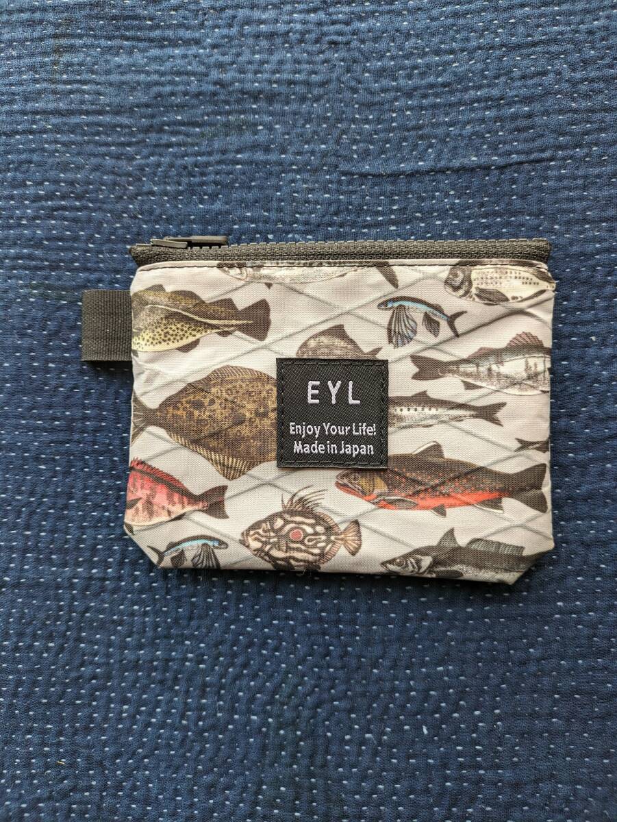 EYL mini wallet "One Shot" Fish Book/UL/山と道の画像1