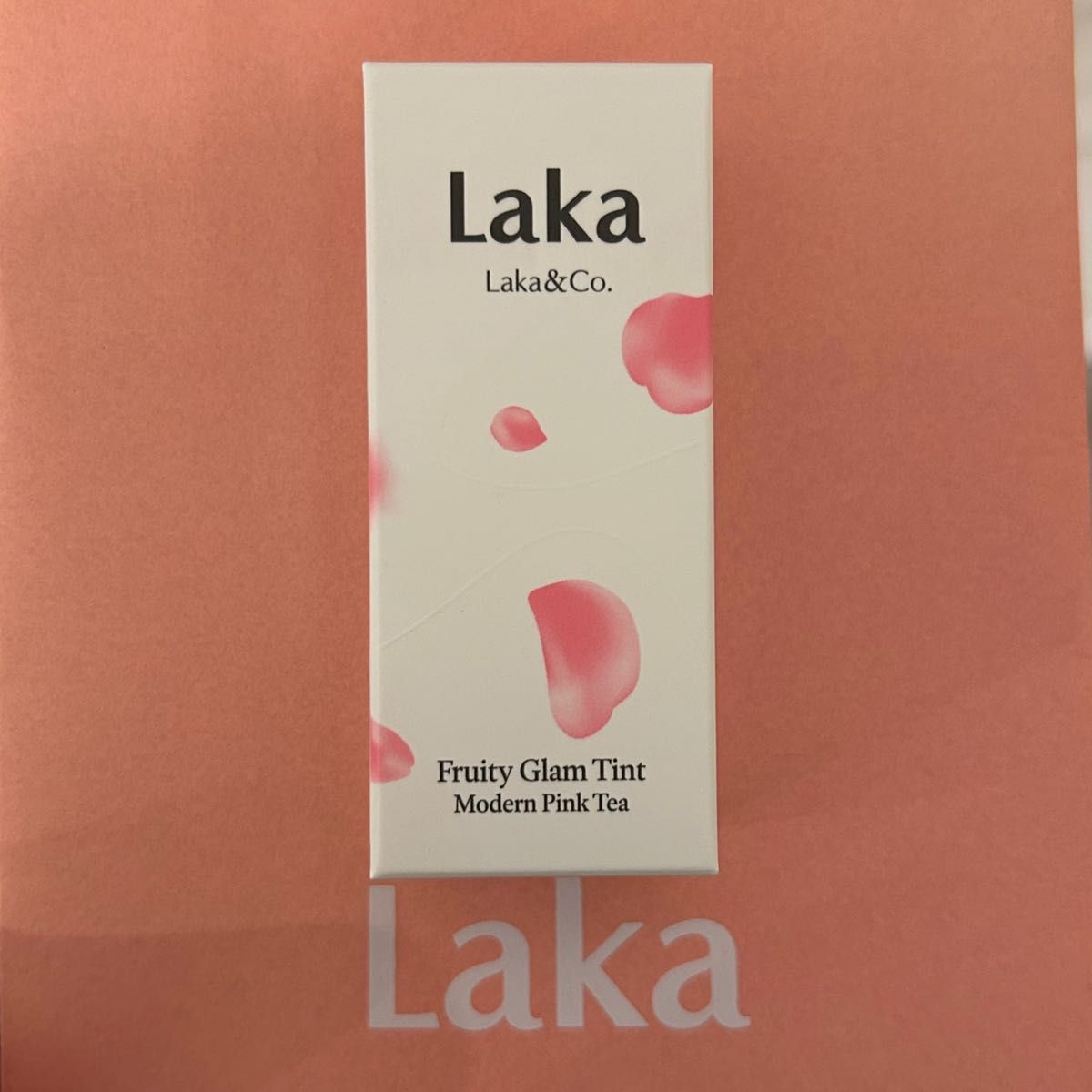 新品未開封　laka フルーティーグラムティント　モダンピンクティー　メイクアップパーティー限定　新宿伊勢丹限定品