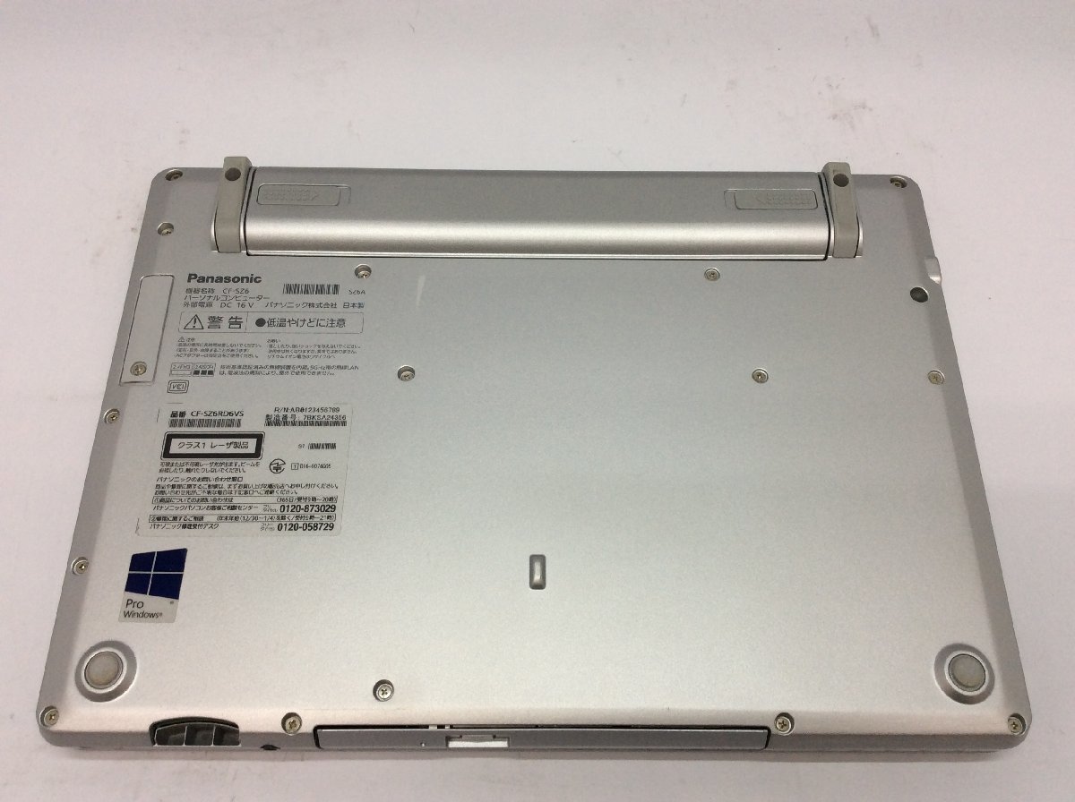 ジャンク/ Panasonic CF-SZ6RD6VS Intel Core i5-7300U メモリ4.1GB SSD128.03GB 【G19839】_画像8