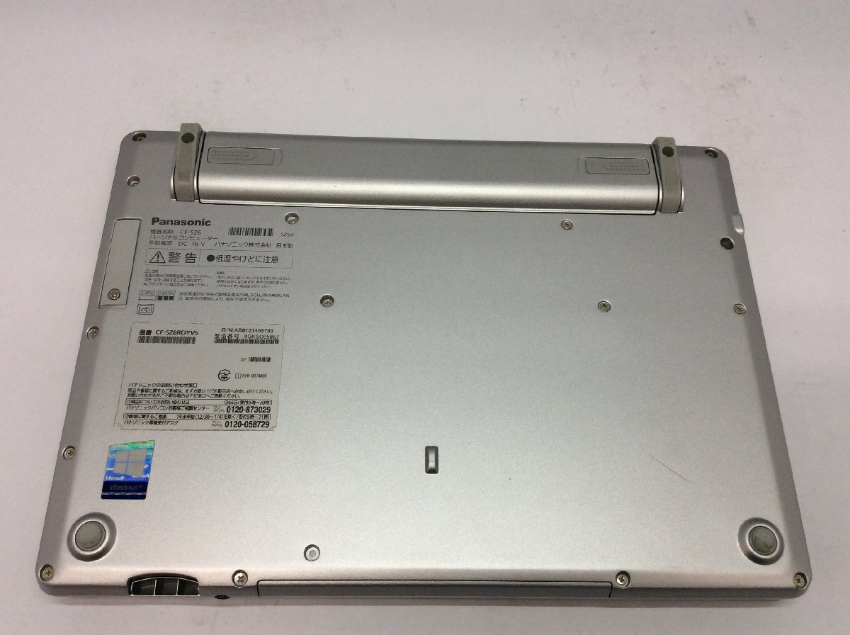 ジャンク/ Panasonic CF-SZ6RDYVS Intel Core i5-7300U メモリ8.19GB SSD256.06GB 【G20451】_画像9