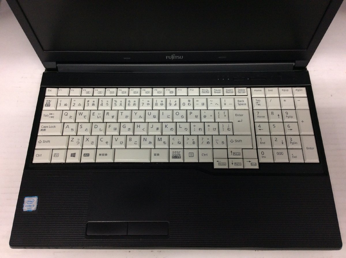 ジャンク/ FUJITSU FMVA1600L LIFEBOOK A576/P Intel Core i3-6100U メモリ6.14GB ストレージ無し 【G10874】_キーボードに黄ばみがあります