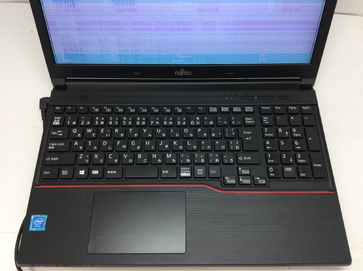 R ジャンク/ FUJITSU FMVA1000E LIFEBOOK A574/M Intel Celeron 2950M メモリ4.1GB ストレージ無し 【G11723】_画像4