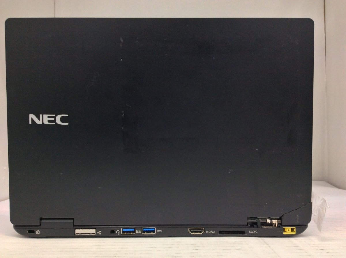 ジャンク/ NEC PC-VKA10HGG6QD3 Intel Core m3-7Y30 メモリ4.1GB SSD128.03GB 【G20555】_天板にステッカーの跡があります