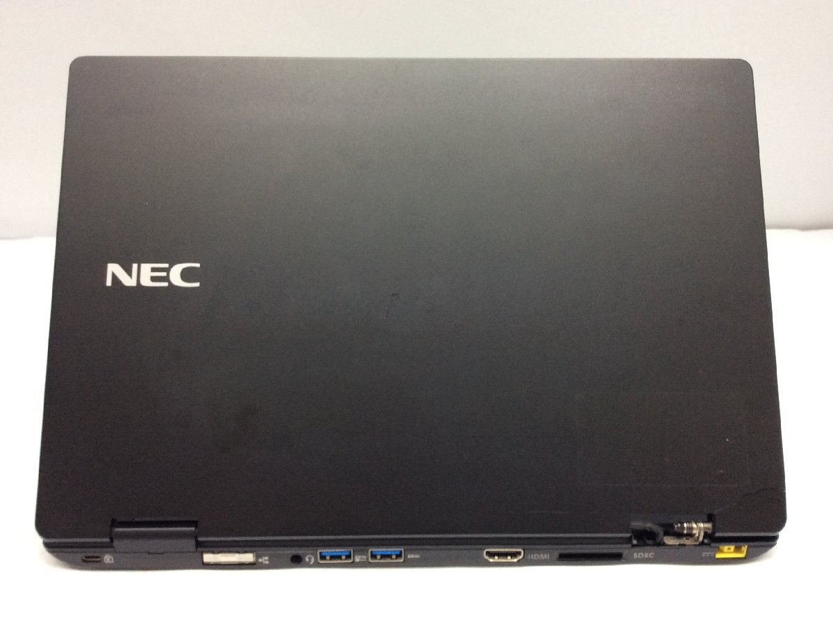 ジャンク/ NEC PC-VKA10HGG6QD3 Intel Core m3-7Y30 メモリ4.1GB SSD128.03GB 【G20702】_天板にシール跡があります