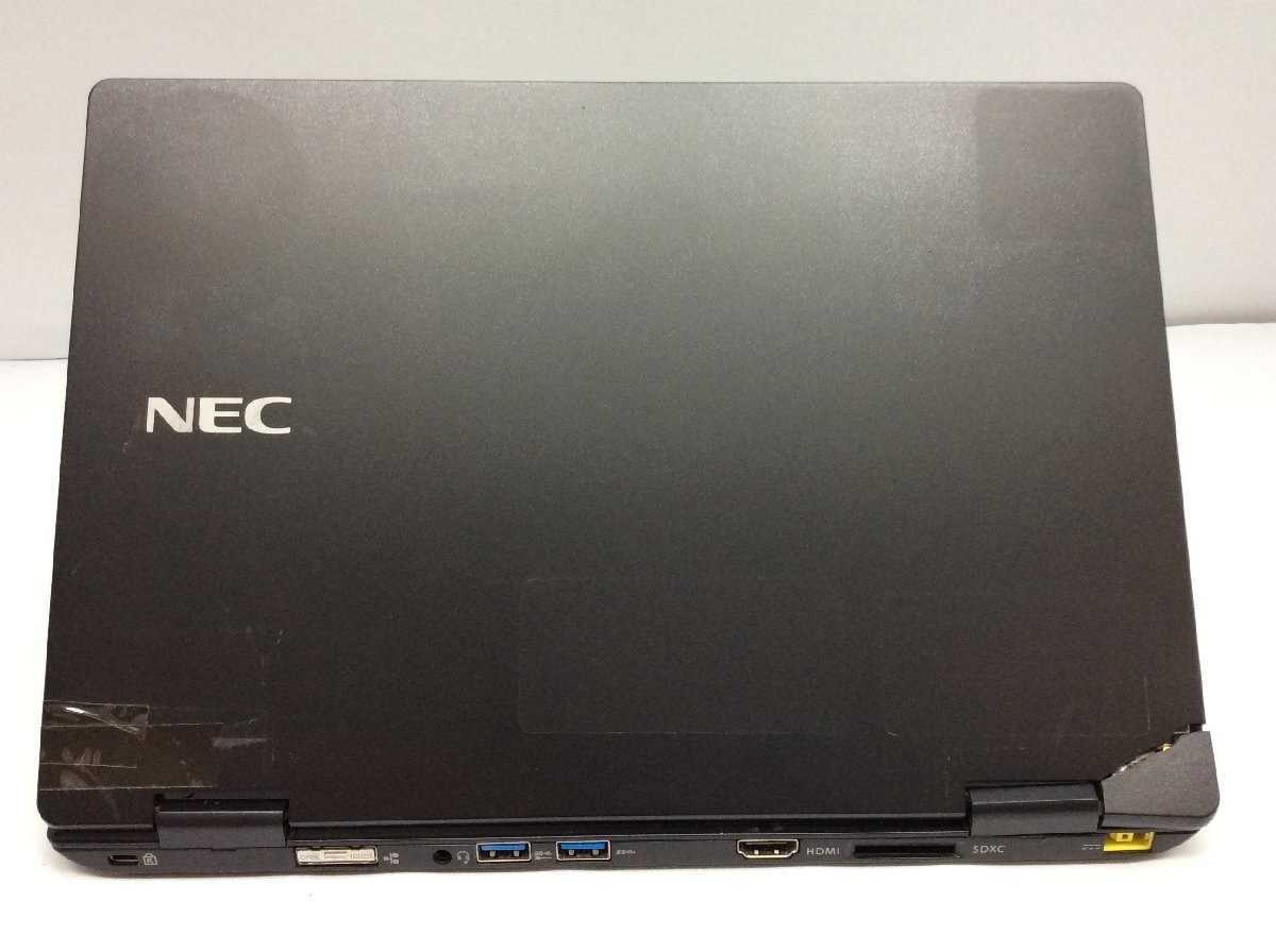 ジャンク/ NEC PC-VKT12HGX6UD1 Intel Core i5-7Y54 メモリ4.1GB SSD128.03GB 【G20690】_天板にシール跡があります